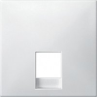 Лицевая панель Schneider Electric Merten Antique для 1-м. розетки RJ11 белый